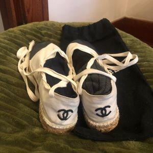 Authentic Chanel Espadrilles